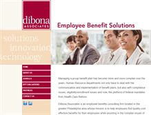 Tablet Screenshot of dibonaassociates.com